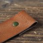Leather Bookmark - Handmade Hand stitched Book Mark, Minimalist, Personalized, Custom#Dark Brown