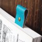 Leather Bookmark - Handmade Hand stitched Book Mark, Minimalist, Personalized, Custom#Sky Blue