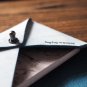 Handmade Leather Business card holder Credit card holder Slim Card wallet coin purse Wax #Blue