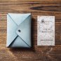 Handmade Leather Business card holder Credit card holder Slim Card wallet coin purse Wax #Blue