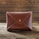 Handmade Leather Business card holder Credit card holder Slim Card wallet coin purse #Whiskey Brown