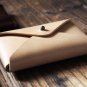 Handmade Leather Business card holder Credit card holder Slim Card wallet coin purse #Natural Nude