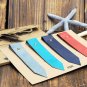 Natural Ocean Leather Bookmark Gift Set - Handmade Hand stitched Book Mark, Minimal