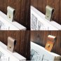 Natural Plain Leather Bookmark Gift Set - Handmade Hand stitched Book Mark, Minimal