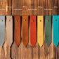 Natural Plain Leather Bookmark Gift Set - Handmade Hand stitched Book Mark, Minimal