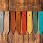 Natural Forest Leather Bookmark Gift Set - Handmade Hand stitched Book Mark, Minimal