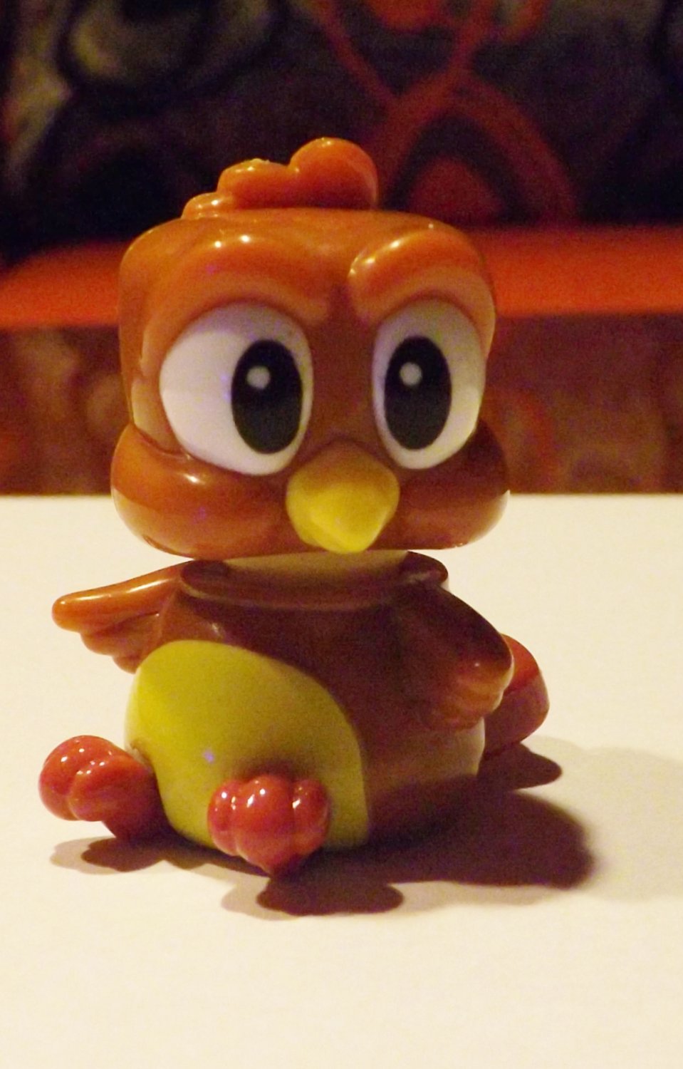 Kinder Surprise Collectible -Brown singing bird