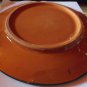 Ceramic green pattern plate - 1980