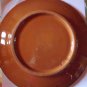 Ceramic green pattern plate - 1980