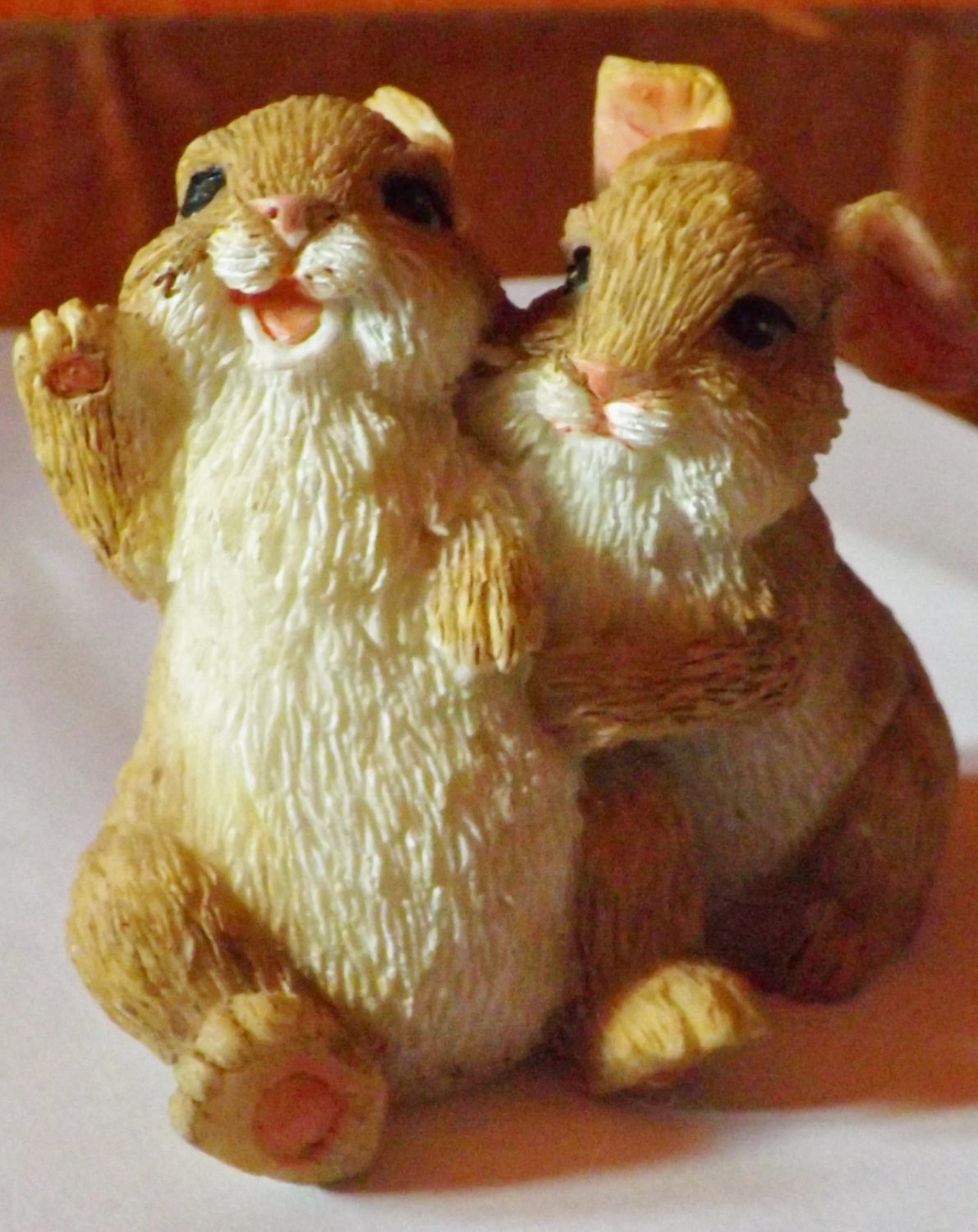 Vintage rabbits figurines