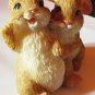 Vintage rabbits figurines