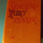 (Slovak-Russian dictionary) Slovensko-ruský slovnÃk 1961