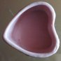 Pink porcelain hear-shaped pill box