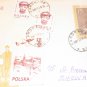 Stamps from Poland circa 1985-1989