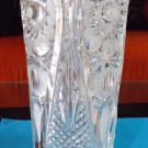 Flower vase made from original Bohemian crystal glass