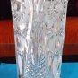 Flower vase made from original Bohemian crystal glass
