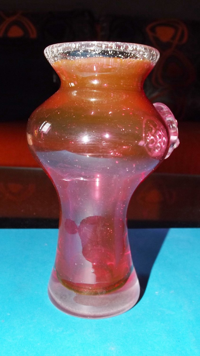 Hand-made Pink flower vase