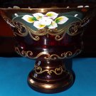 Gorgeous garnet vase/ sweet bowl