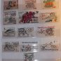 Czechoslovakia stamps from 1972-1976