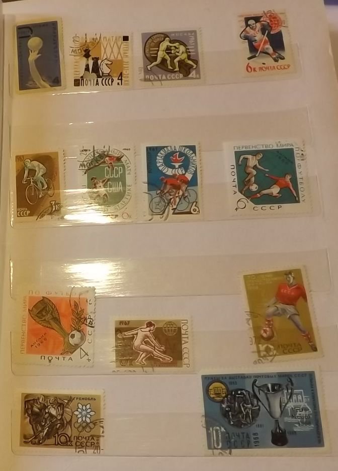 Russia stamp set 1961-1968