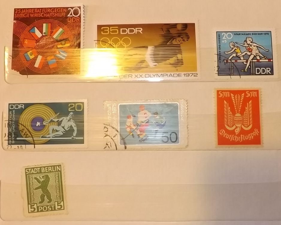 German stamps 70-76 + BONUS: X2 MINT