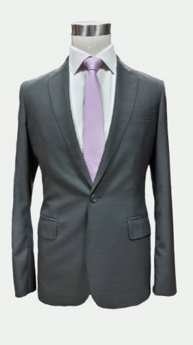 Men's Suit/ Tailor made / Gray Full Canvas /Super 120s
