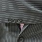 Men's Suit/ Tailor made / Black Pinstripe No.3 /Full Canvas /Super 100s