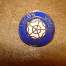 Leeds United A.F.C. all metal soccer pin badge.