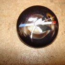 Large button with white goose. Large button with white goose.