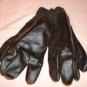 Work Gloves brown rubber and soft cuffs