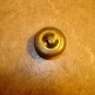 Old art nouveau style painted metal button.