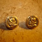 Set of 2 metalized plastic buttons with portrait of Balboa. Set of 2 metalized plastic buttons with portrait of Balboa.