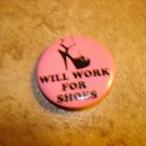 Will work for shoes metal brooch pin.