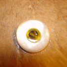 Mother of pearl advertising button for Dunlop
