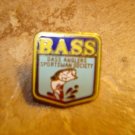Bass Anglers Sportsman Sociaty all metal pin
