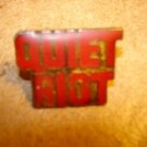 All metal pin back pin Quiet Riot. All metal pin back pin Quiet Riot.
