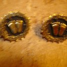 Set of 2 all metal funny pin badge pins with foots. Set of 2 all metal funny pin badge pins with foots.