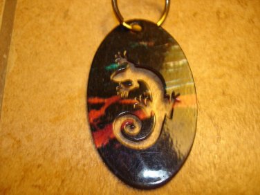 All metal Salamander Key Chain