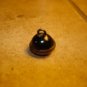 Antique acorn shape metal picture button
