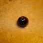 Antique acorn shape metal picture button