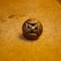 Antique acorn shape metal picture button