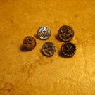 Lot of 5 antique picture buttons 2.