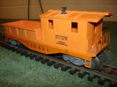 Lionel 611925 D.L.&W orange working caboose offered by MTH.
