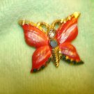 All metal butterly shape button.