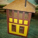 O scale Vintage paper Centerville lighted RR switch tower.