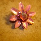 Gorgoeus large metal & rhinestones button.