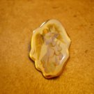 Religious all metal pin with guardian angel