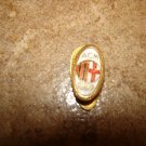 Vintage AC Milan 1899 button hole soccer pin badge.