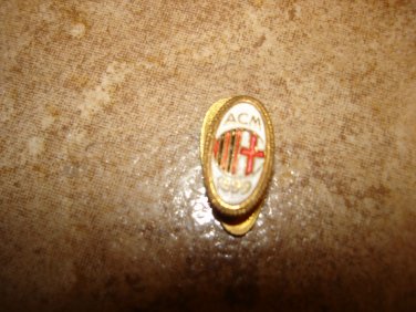 Vintage AC Milan 1899 button hole soccer pin badge.