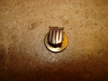 Vintage Penarol button hole soccer football pin badge.